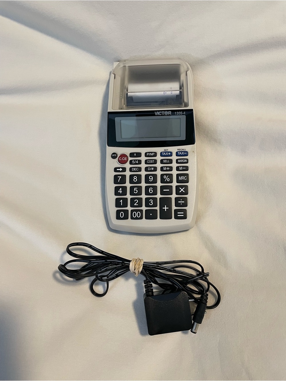 *EUC* VICTOR 1205-4 Portable Calculator - 12 Digital/Palm/Desktop/LCD/Printing